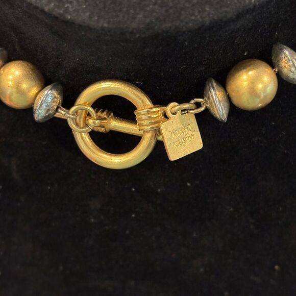 Vintage Anne Klein Beaded Necklace Faux Pearls - Picture 3 of 4